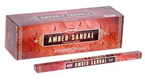 Hem Amber Sandal Incense (Square)